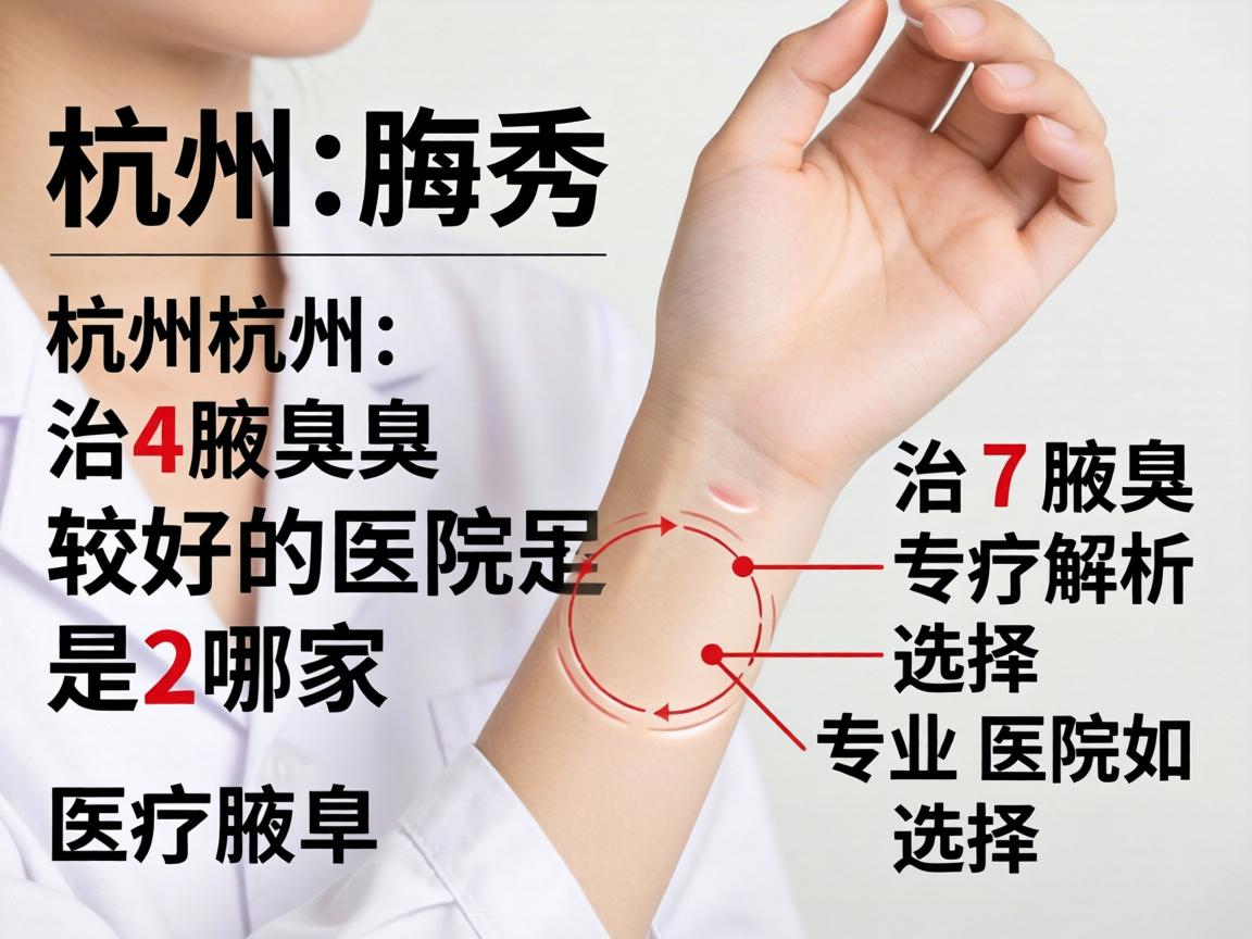 杭州腋秀解析，杭州治腋臭较好的医院是哪家，专业医院如何选择