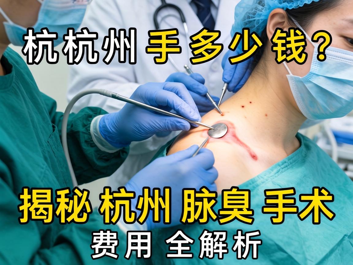 杭州腋臭手术多少钱？揭秘杭州腋臭手术费用全解析