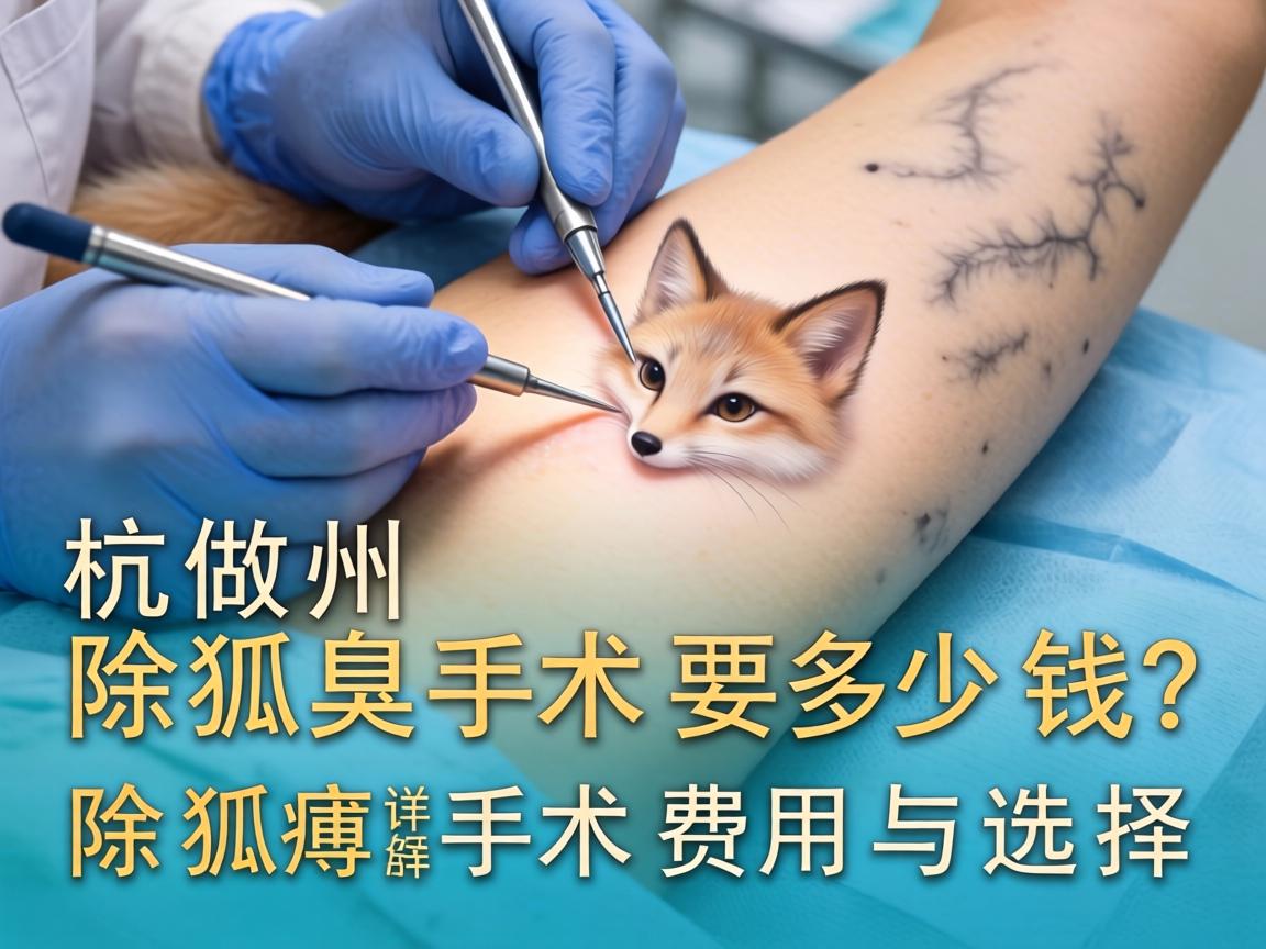 杭州做除狐臭手术要多少钱？详解除狐臭手术费用与选择