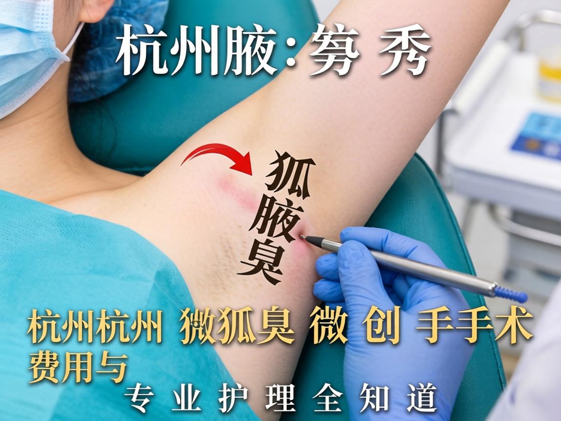 杭州腋秀解析，杭州狐臭微创手术费用与专业护理全知道