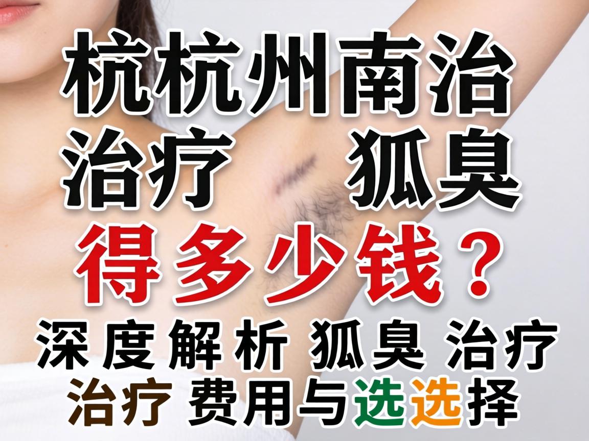 杭州治疗狐臭得多少钱?深度解析狐臭治疗费用与选择 杭州治疗狐臭得多少钱?深度解析狐臭治疗费用与选择