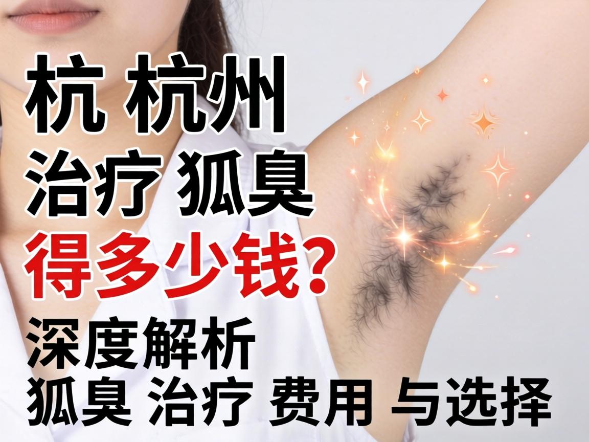 杭州治疗狐臭得多少钱?深度解析狐臭治疗费用与选择 杭州治疗狐臭得多少钱?深度解析狐臭治疗费用与选择