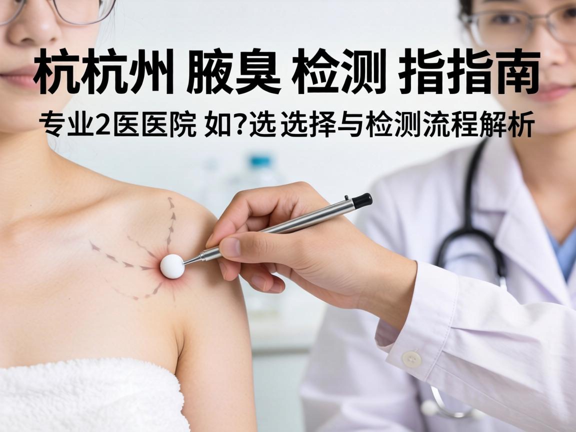 杭州腋臭检测指南，专业医院如何选择与检测流程解析