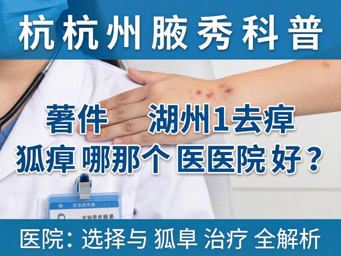 杭州腋秀科普，在湖州去狐臭哪个医院好？医院选择与狐臭治疗全解析