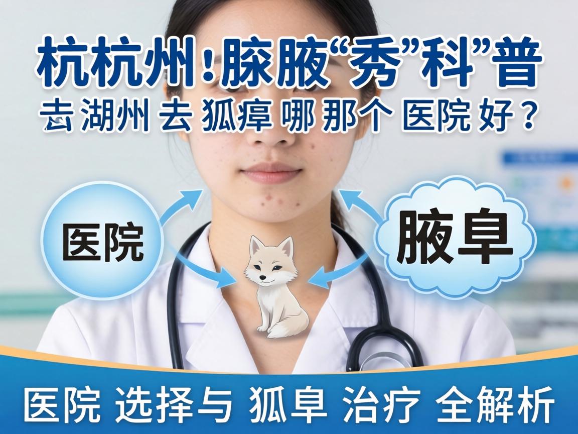 杭州腋秀科普，在湖州去狐臭哪个医院好？医院选择与狐臭治疗全解析