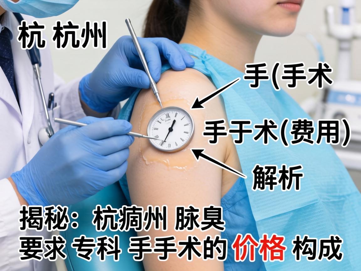 杭州腋臭手术费用解析，揭秘杭州腋臭专科手术的价格构成