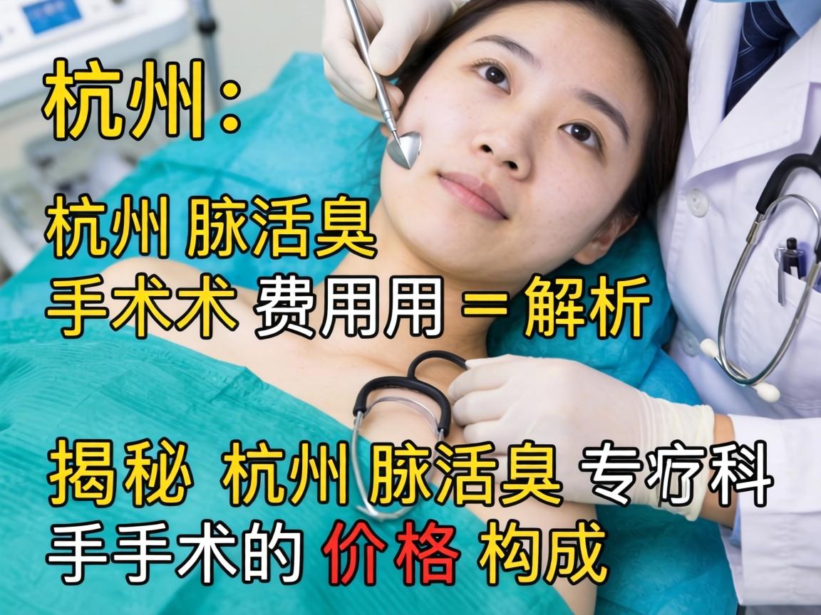杭州腋臭手术费用解析，揭秘杭州腋臭专科手术的价格构成