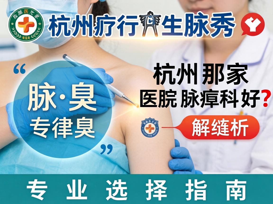 杭州腋秀腋臭专科解析，杭州那家医院腋臭科好？专业选择指南