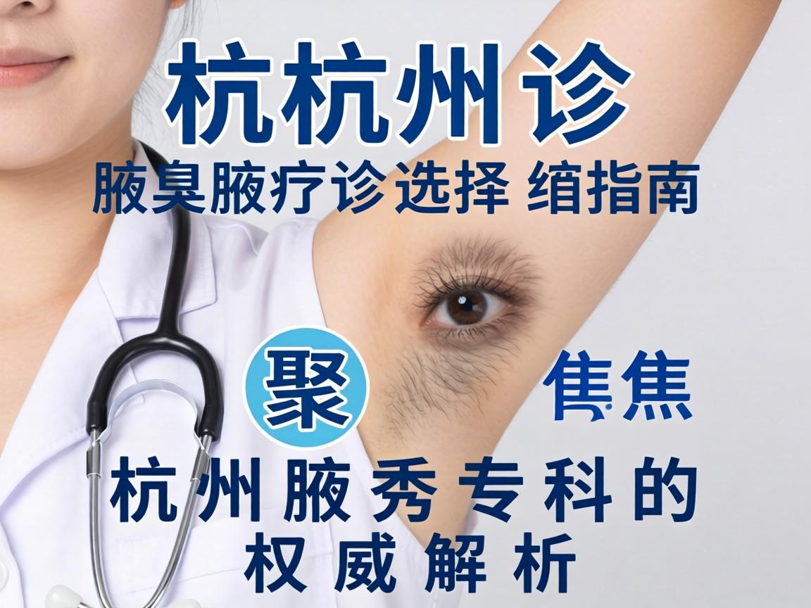 杭州腋臭诊疗选择指南,聚焦杭州腋秀专科的权威解析 杭州腋臭诊疗选择指南,聚焦杭州腋秀专科的权威解析