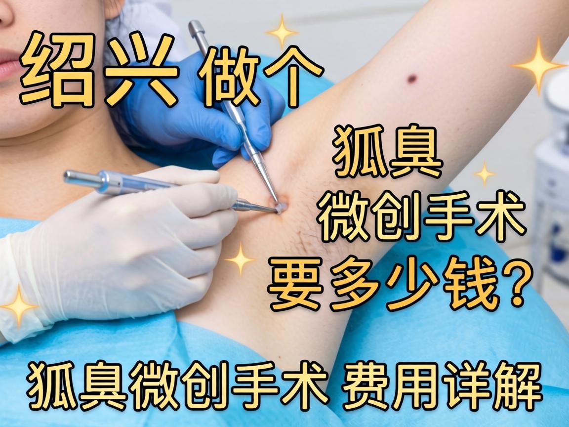 在绍兴做个狐臭微创手术要多少钱？狐臭微创手术费用详解