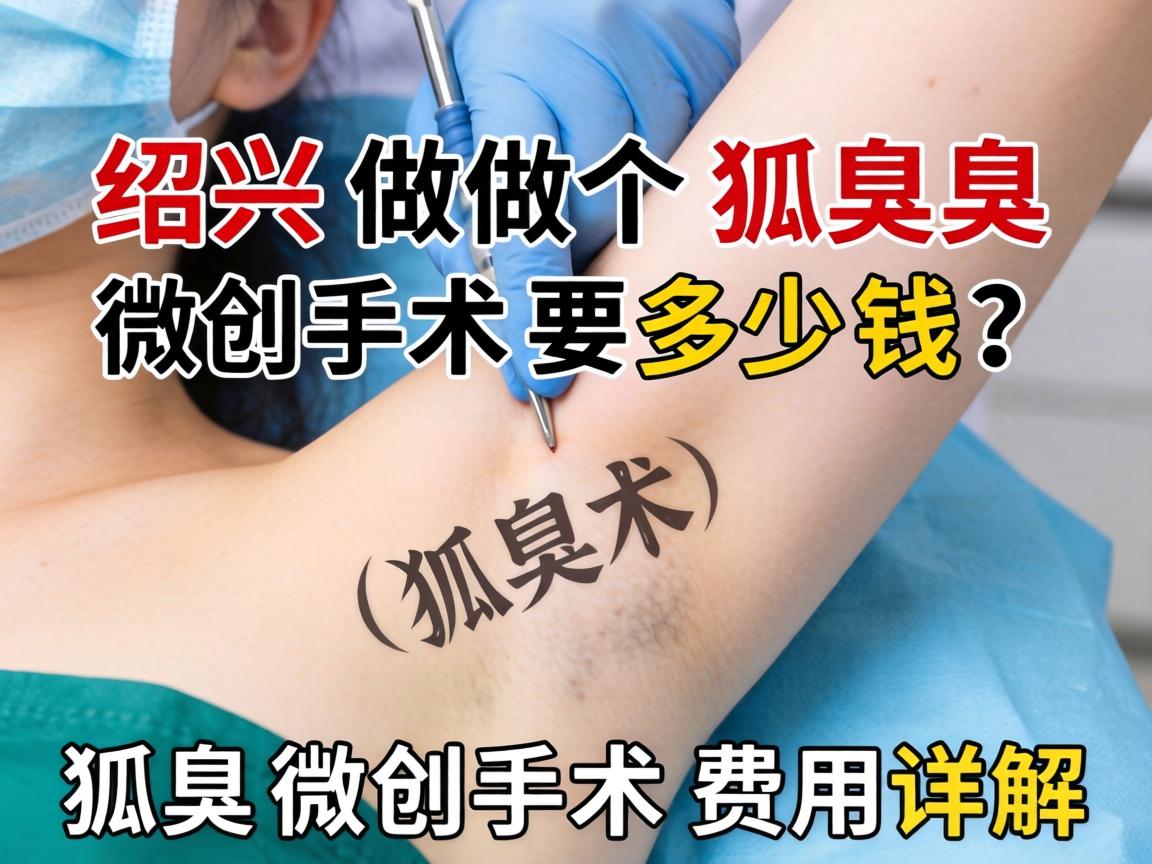 在绍兴做个狐臭微创手术要多少钱？狐臭微创手术费用详解
