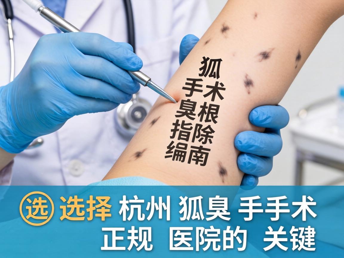 杭州狐臭手术根除指南,选择杭州狐臭手术正规医院的关键 杭州狐臭手术根除指南,选择杭州狐臭手术正规医院的关键