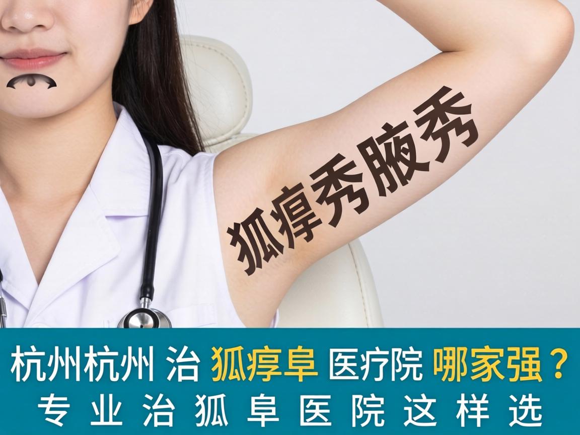杭州腋秀解析，杭州治狐臭医院哪家强？专业治狐臭医院这样选