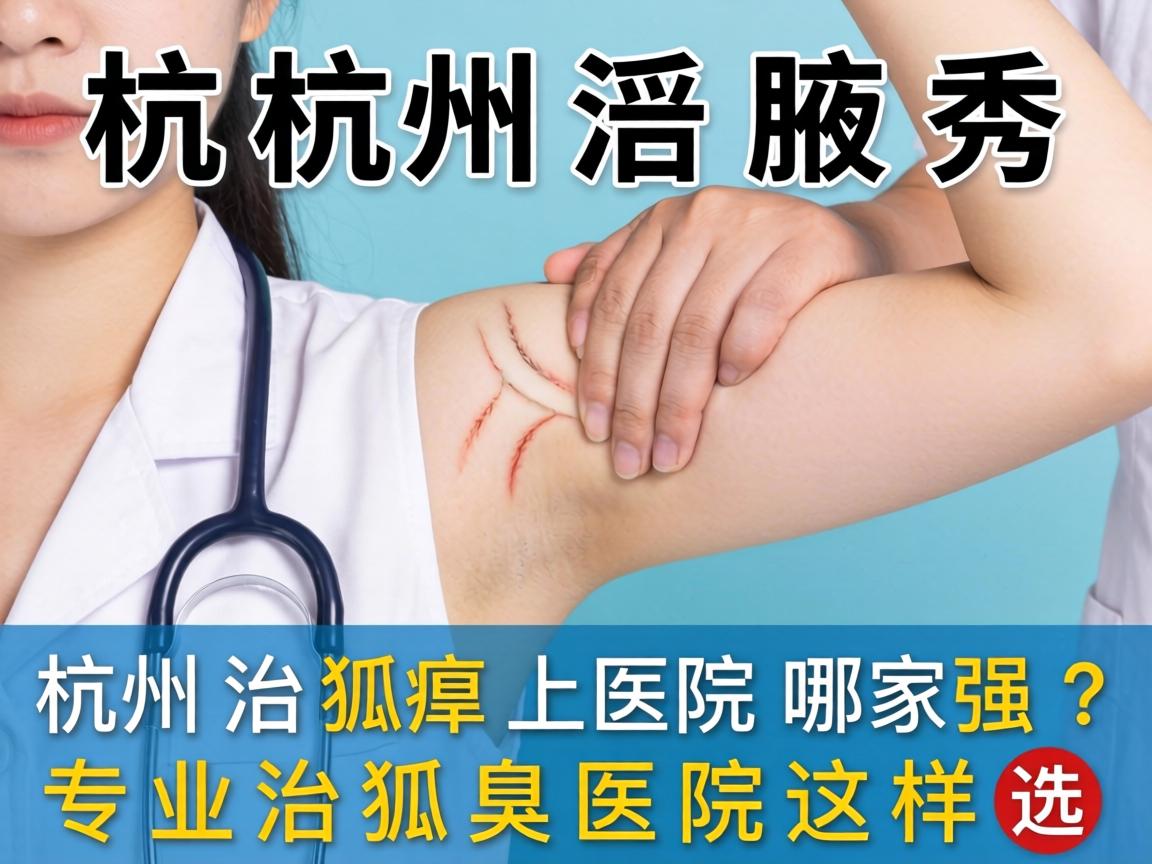 杭州腋秀解析，杭州治狐臭医院哪家强？专业治狐臭医院这样选