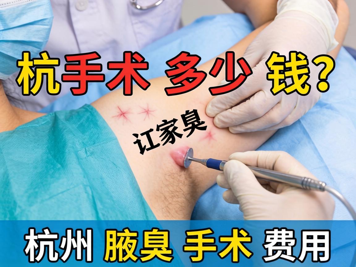 杭州腋臭手术多少钱?详解杭州腋臭手术费用 杭州腋臭手术多少钱?详解杭州腋臭手术费用