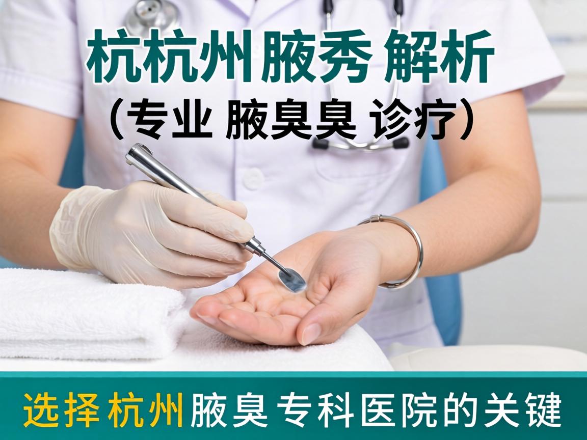 杭州腋秀解析,专业腋臭诊疗,选择杭州腋臭专科医院的关键 杭州腋秀解析,专业腋臭诊疗,选择杭州腋臭专科医院的关键
