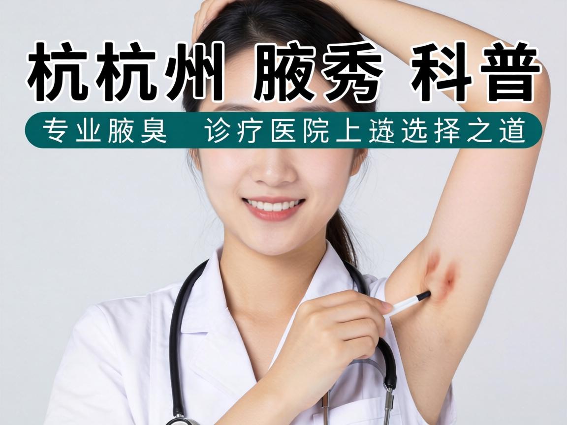 杭州腋秀科普,详解杭州专业腋臭诊疗医院的选择之道 杭州腋秀科普,详解杭州专业腋臭诊疗医院的选择之道