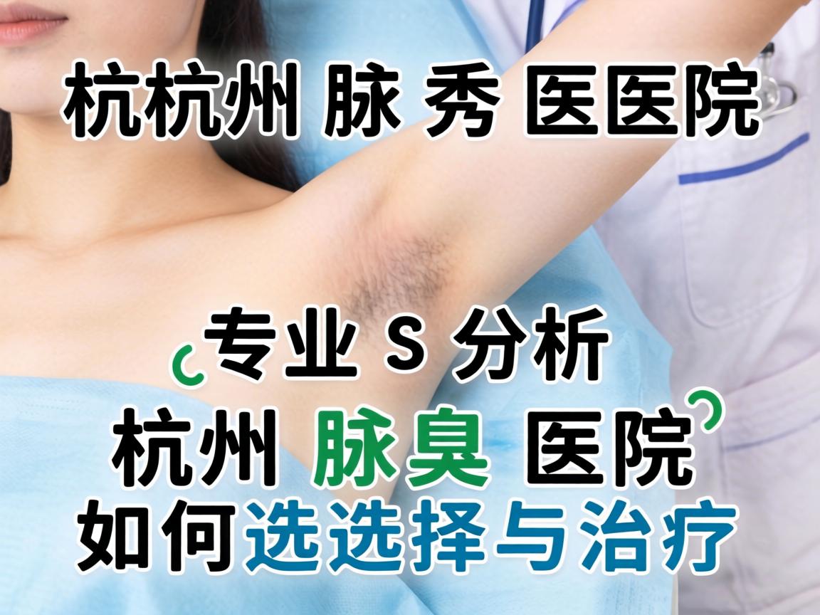 杭州腋秀医院,专业解析杭州腋臭医院如何选择与治疗 杭州腋秀医院,专业解析杭州腋臭医院如何选择与治疗