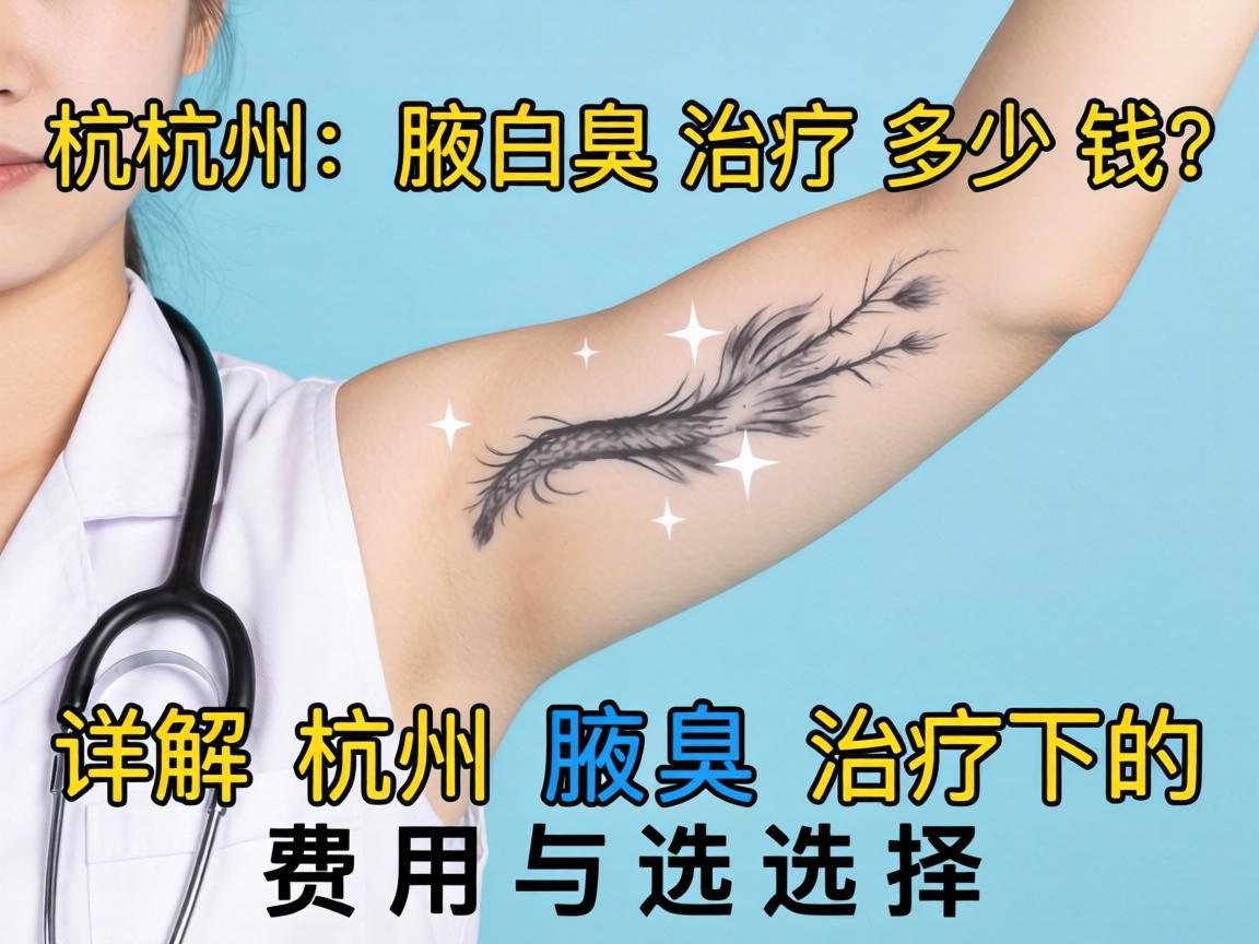 杭州腋臭治疗多少钱？详解杭州腋臭治疗的费用与选择