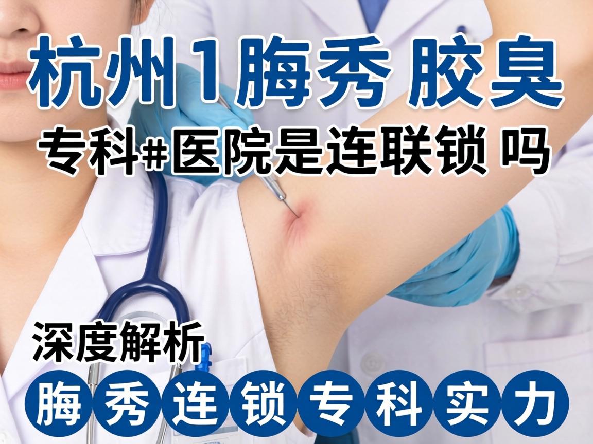 杭州腋秀腋臭专科医院是连锁吗？深度解析腋秀连锁专科实力