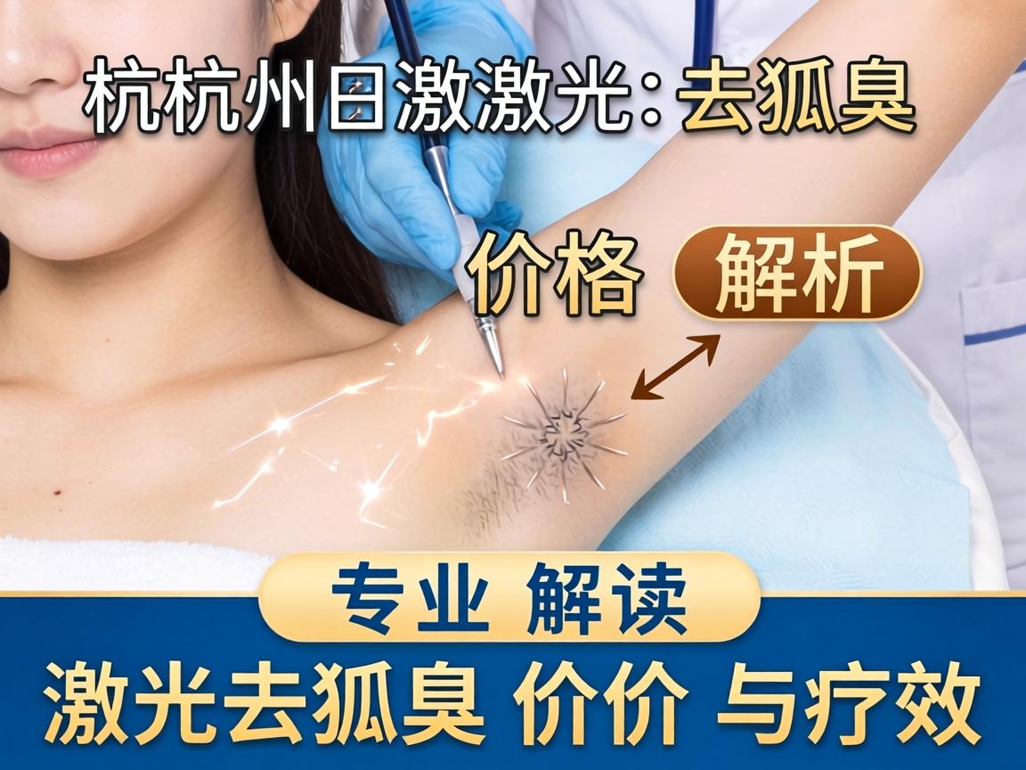 杭州激光去狐臭价格解析，专业解读激光去狐臭价格与疗效