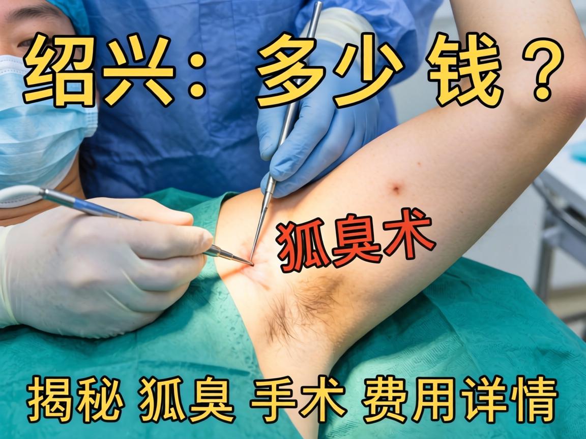 绍兴狐臭手术多少钱？揭秘狐臭手术费用详情