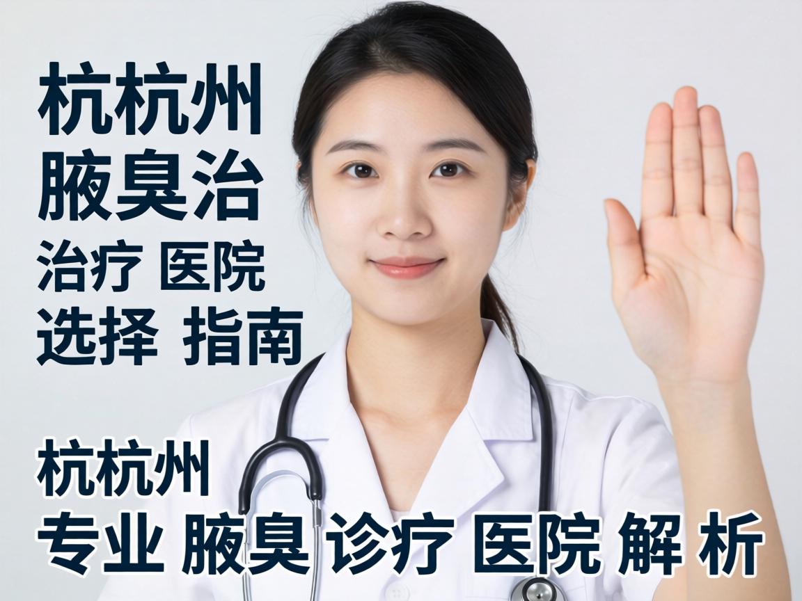 杭州腋臭治疗医院选择指南,杭州专业腋臭诊疗医院解析 杭州腋臭治疗医院选择指南,杭州专业腋臭诊疗医院解析