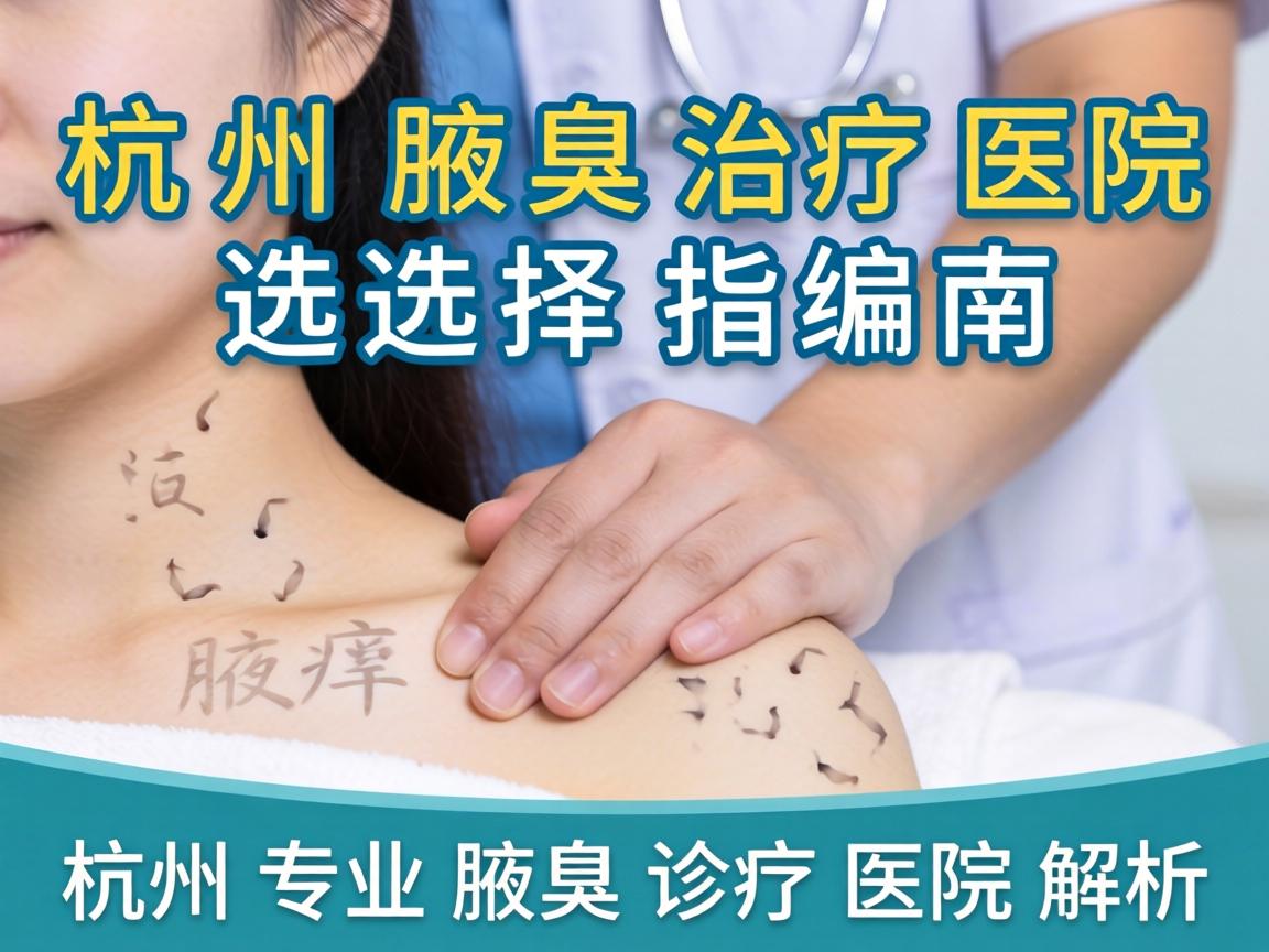 杭州腋臭治疗医院选择指南,杭州专业腋臭诊疗医院解析 杭州腋臭治疗医院选择指南,杭州专业腋臭诊疗医院解析