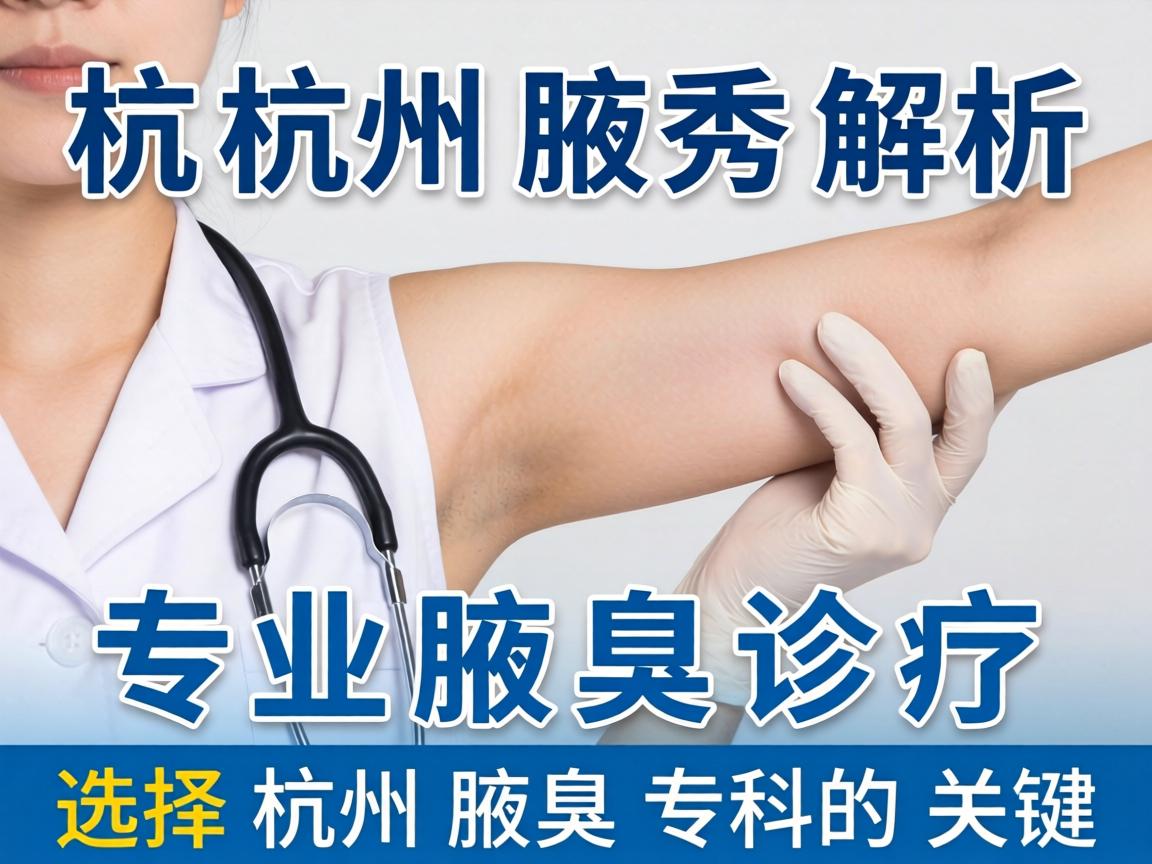 杭州腋秀解析,专业腋臭诊疗,选择杭州腋臭专科的关键 杭州腋秀解析,专业腋臭诊疗,选择杭州腋臭专科的关键