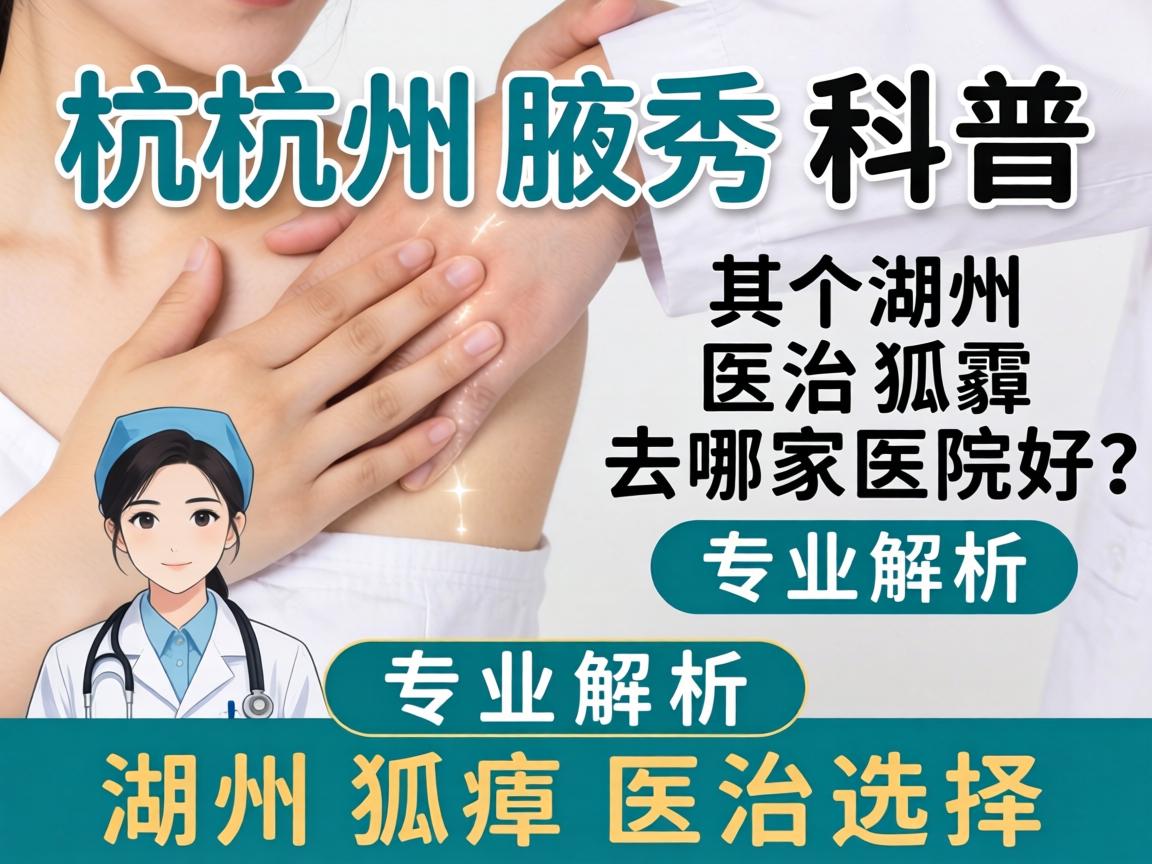 杭州腋秀科普，在湖州医治狐臭，去哪家医院好？专业解析湖州狐臭医治选择
