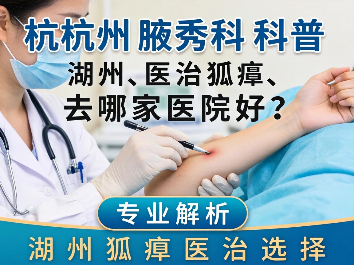 杭州腋秀科普，在湖州医治狐臭，去哪家医院好？专业解析湖州狐臭医治选择