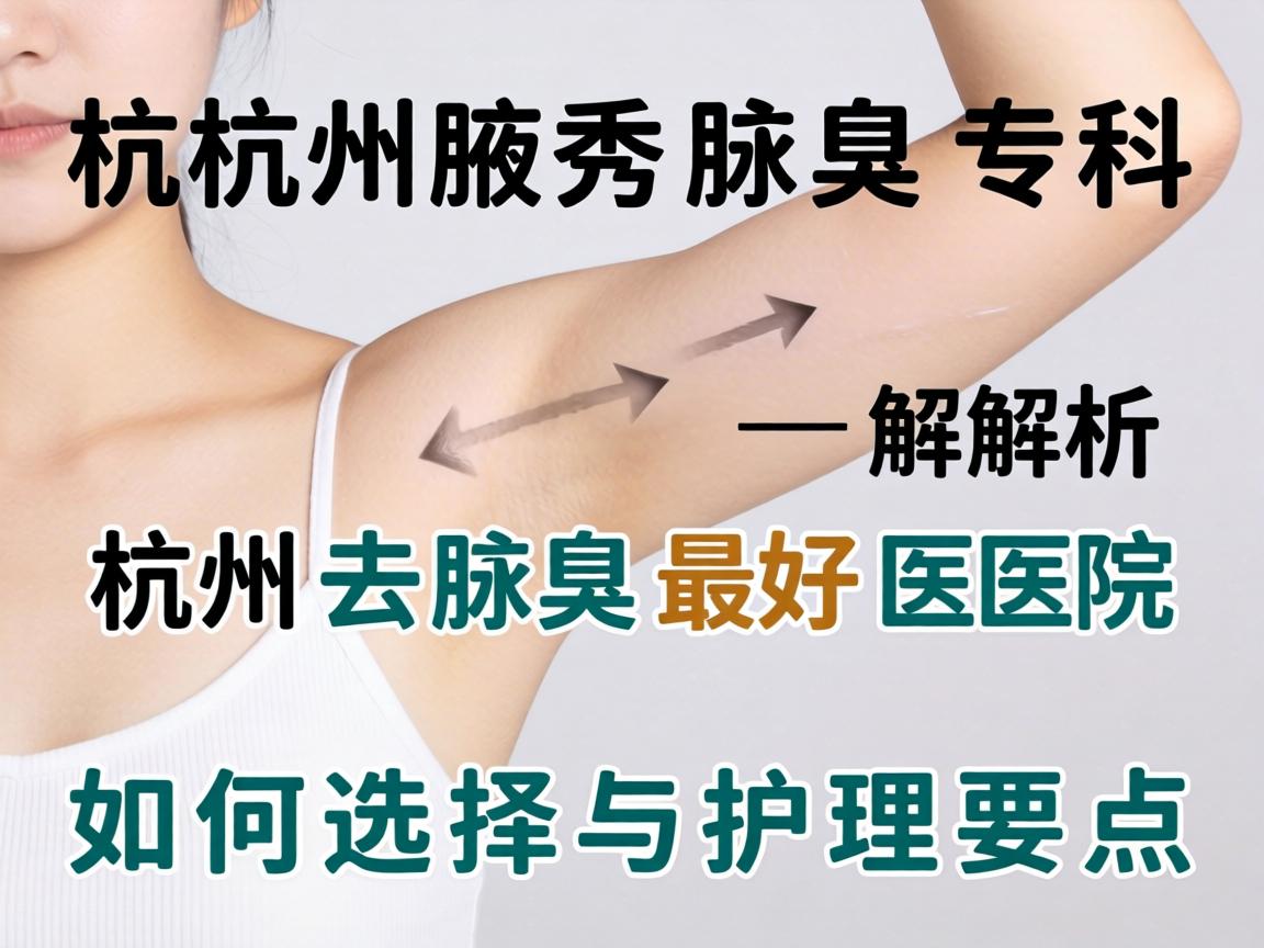 杭州腋秀腋臭专科解析，杭州去腋臭最好医院如何选择与护理要点