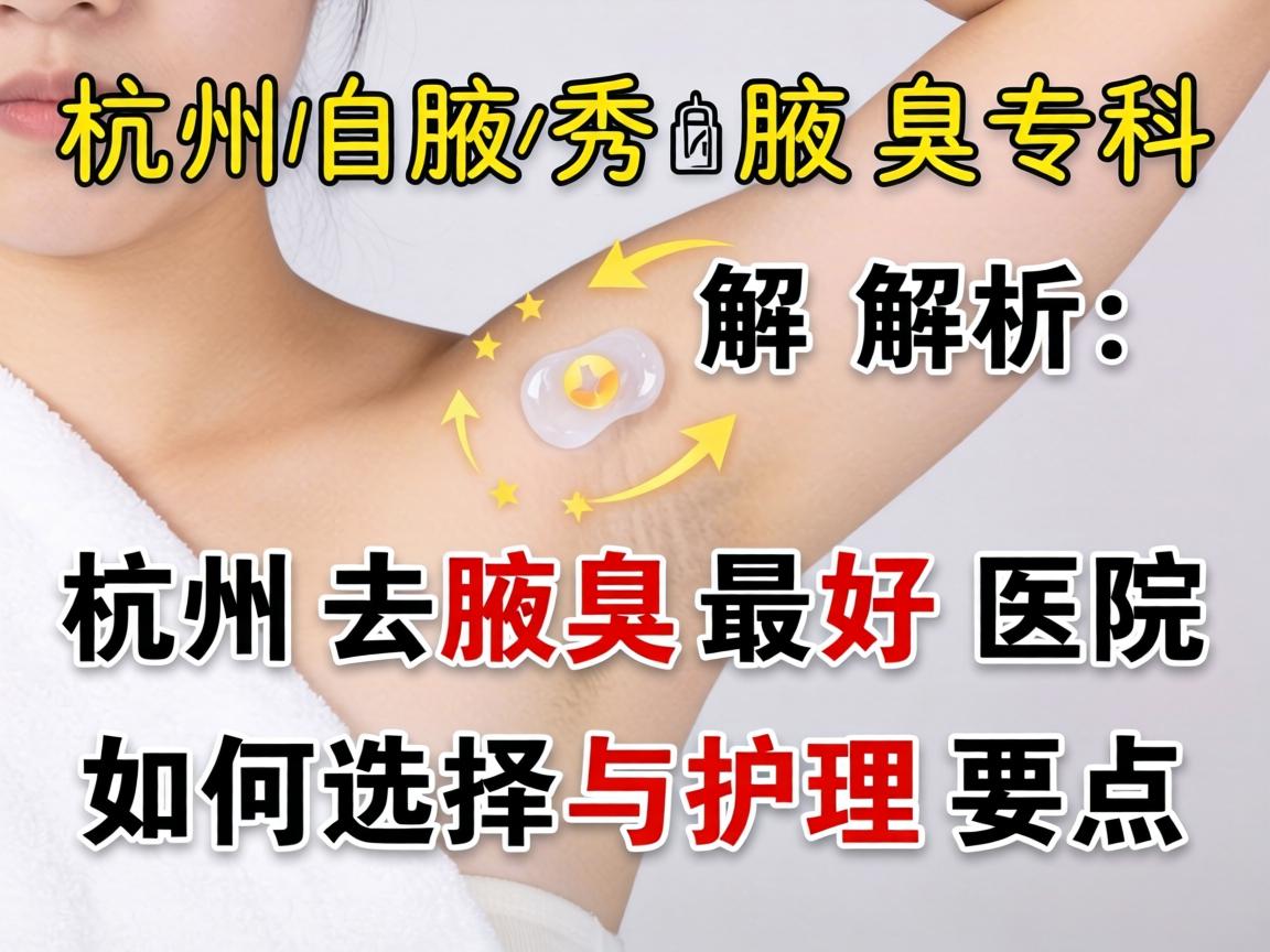 杭州腋秀腋臭专科解析，杭州去腋臭最好医院如何选择与护理要点
