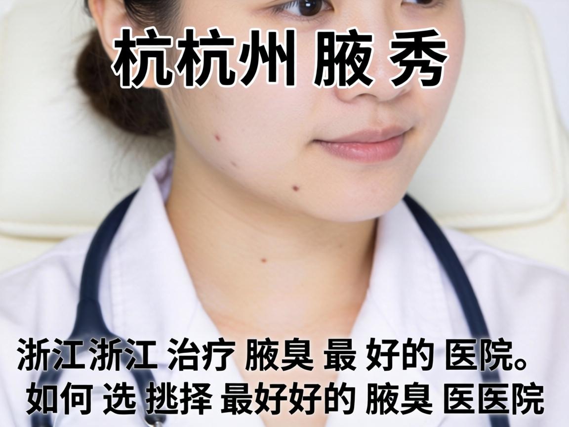 杭州腋秀解析，浙江治疗腋臭最好的医院，如何选择最好的腋臭医院