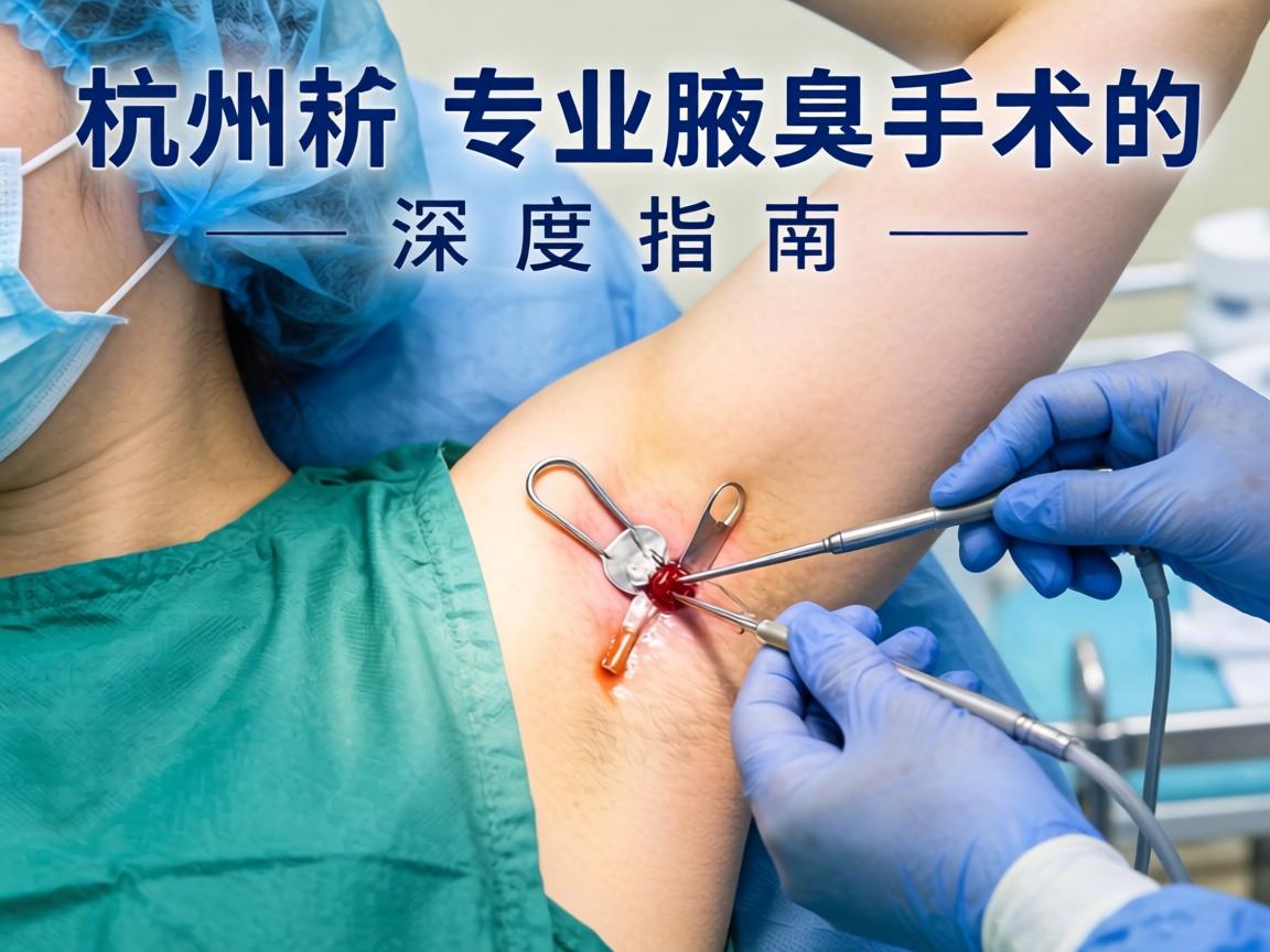 杭州腋臭手术医院解析，杭州专业腋臭手术的深度指南