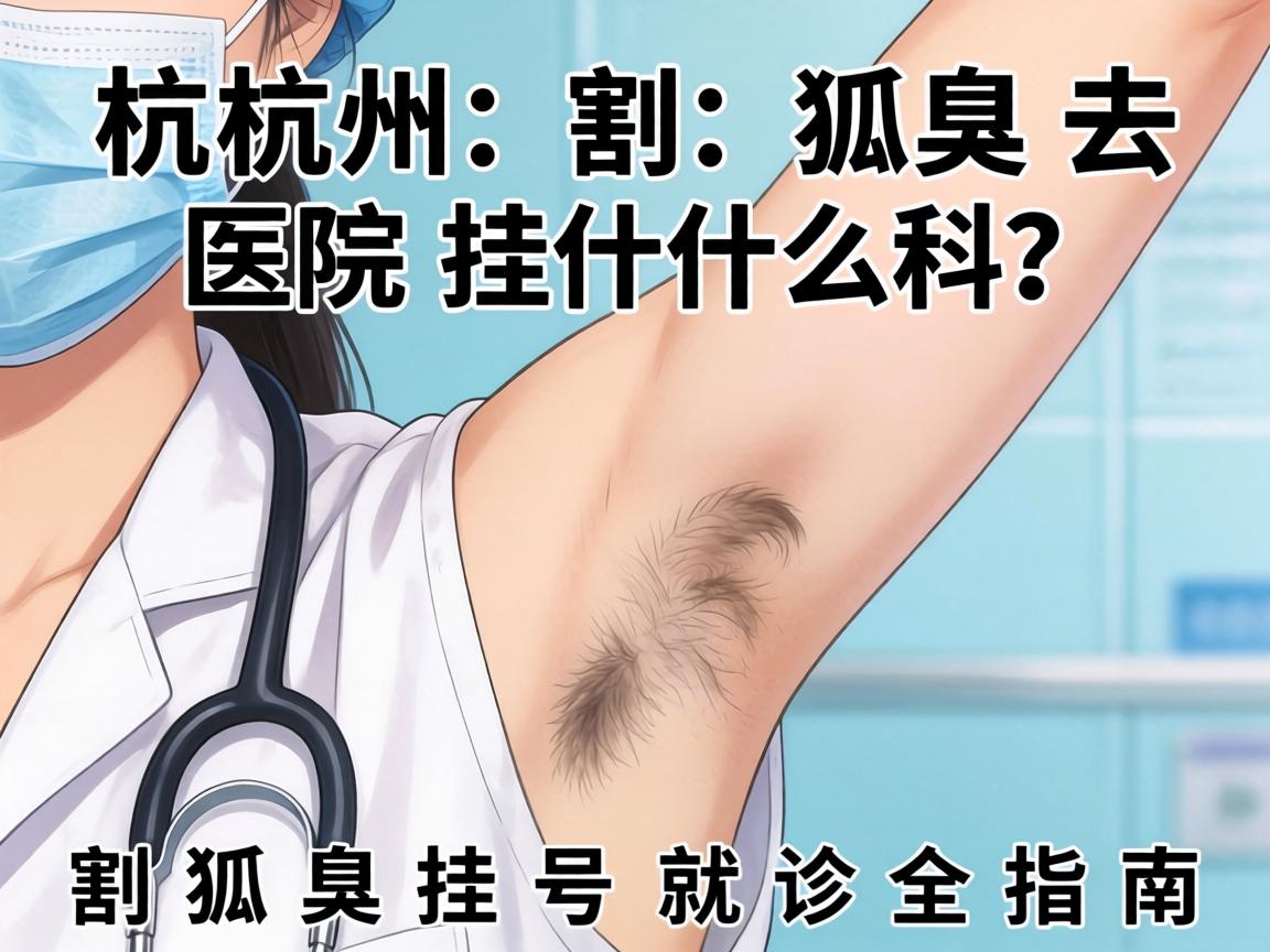 杭州割狐臭去医院挂什么科？详解割狐臭挂号就诊全指南