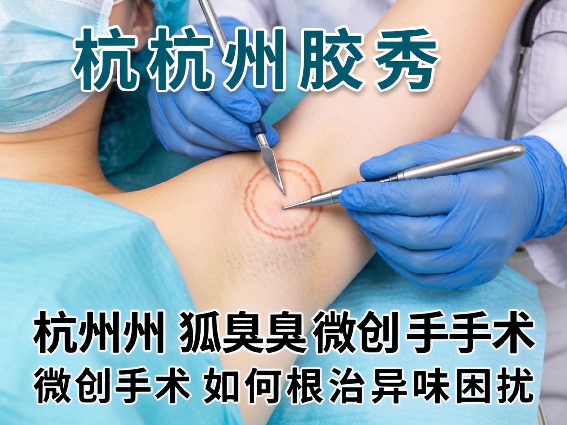 杭州腋秀解析，杭州狐臭微创手术，微创手术如何根治异味困扰