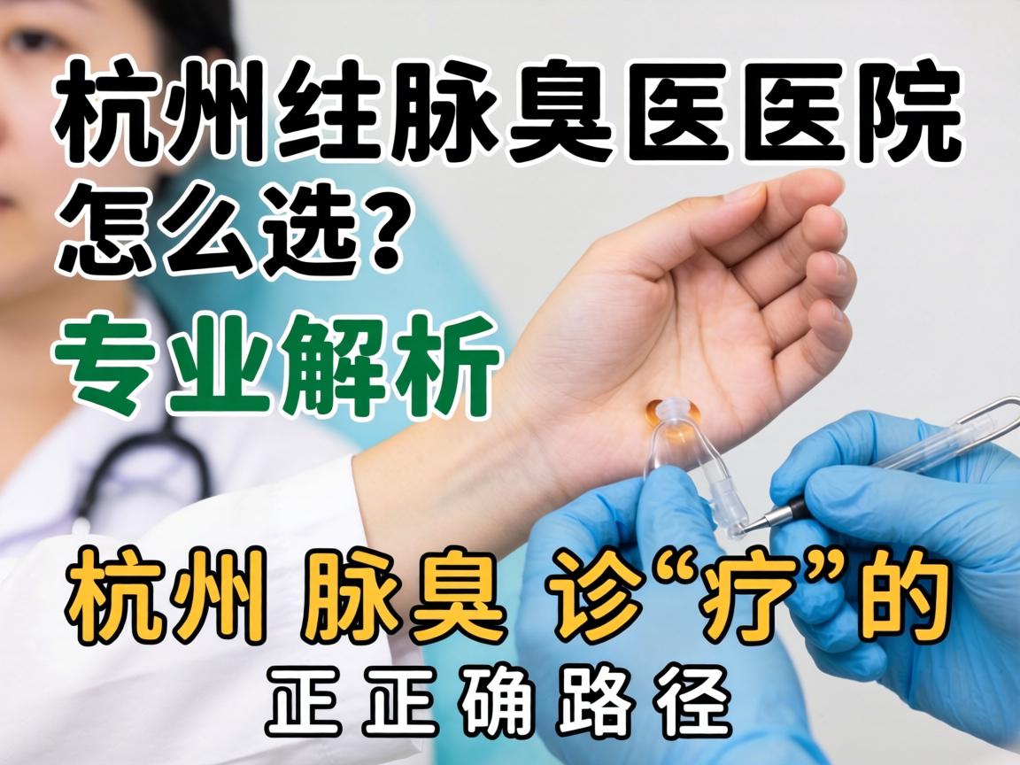 杭州腋臭医院怎么选？专业解析杭州腋臭诊疗的正确路径