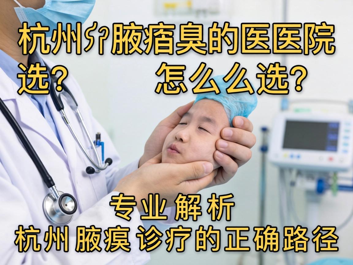 杭州腋臭医院怎么选？专业解析杭州腋臭诊疗的正确路径