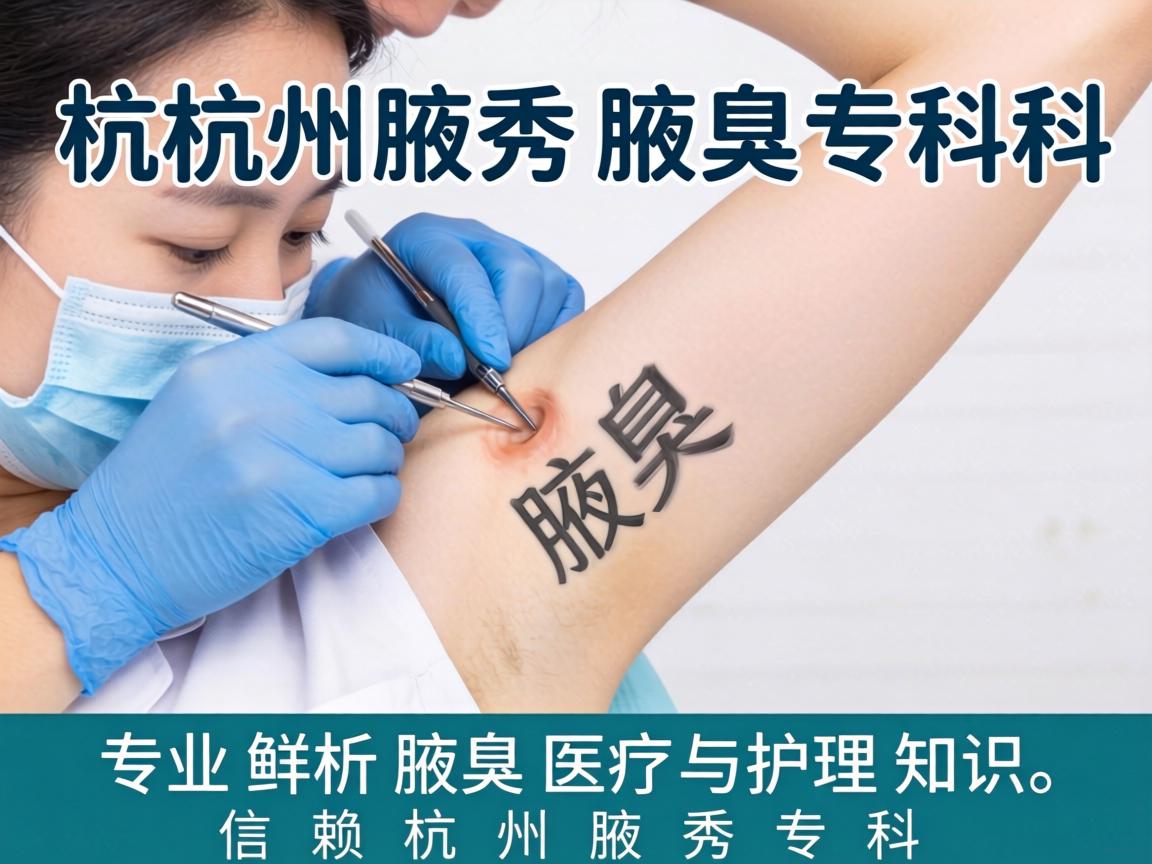 杭州腋秀腋臭专科，专业解析腋臭医疗与护理知识，信赖杭州腋秀专科