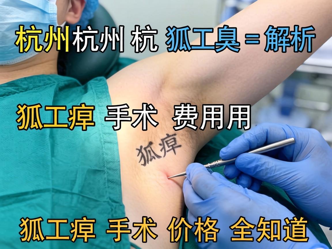 杭州狐臭手术费用解析，狐臭手术价格全知道