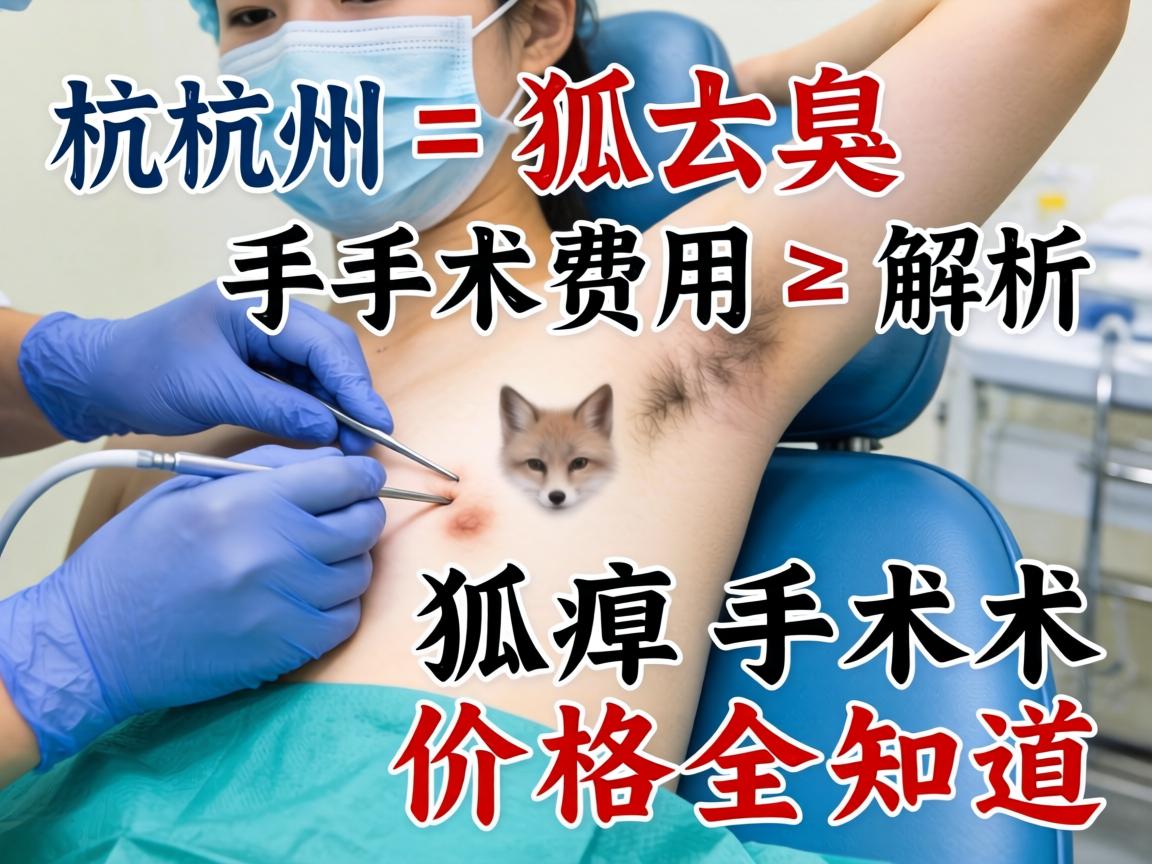杭州狐臭手术费用解析，狐臭手术价格全知道
