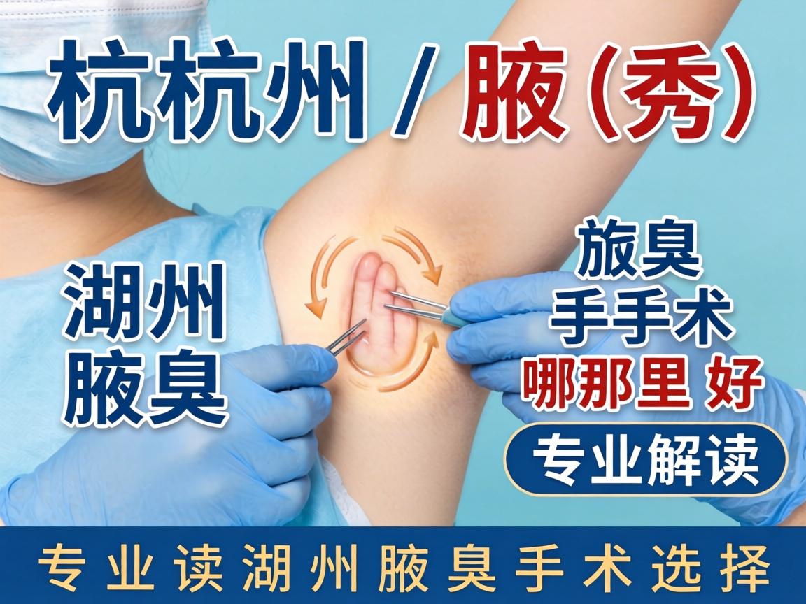 杭州腋秀解析，湖州腋臭手术哪里好，专业解读湖州腋臭手术选择
