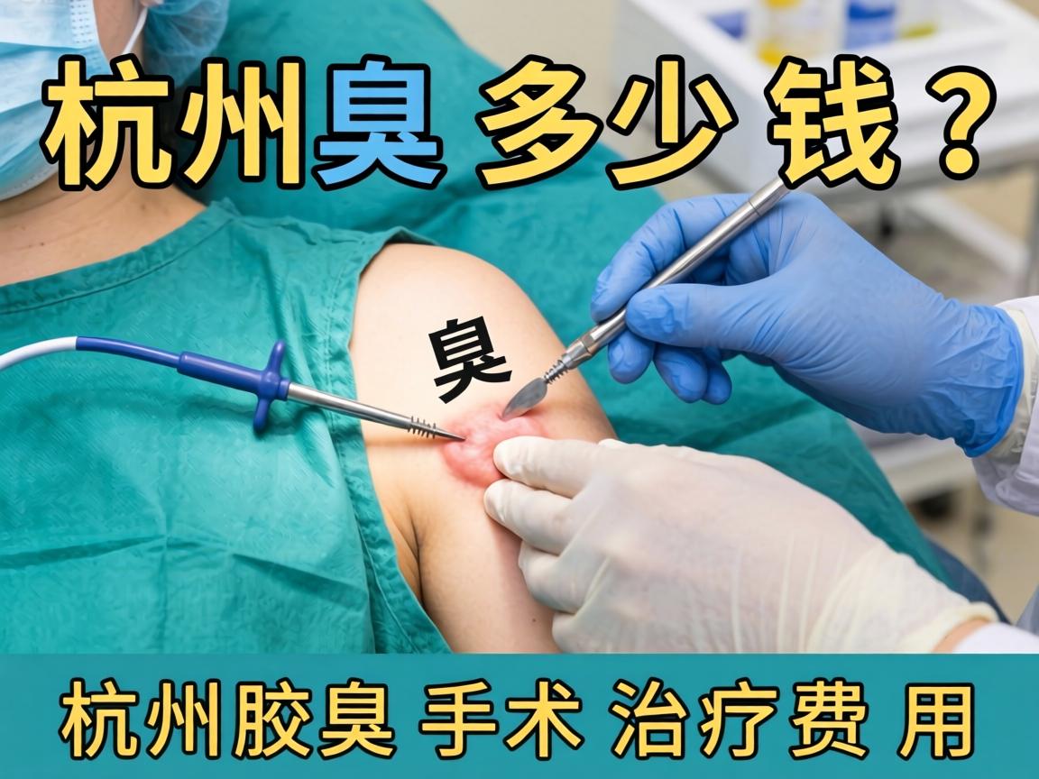 杭州腋臭手术多少钱？详解杭州腋臭手术治疗费用