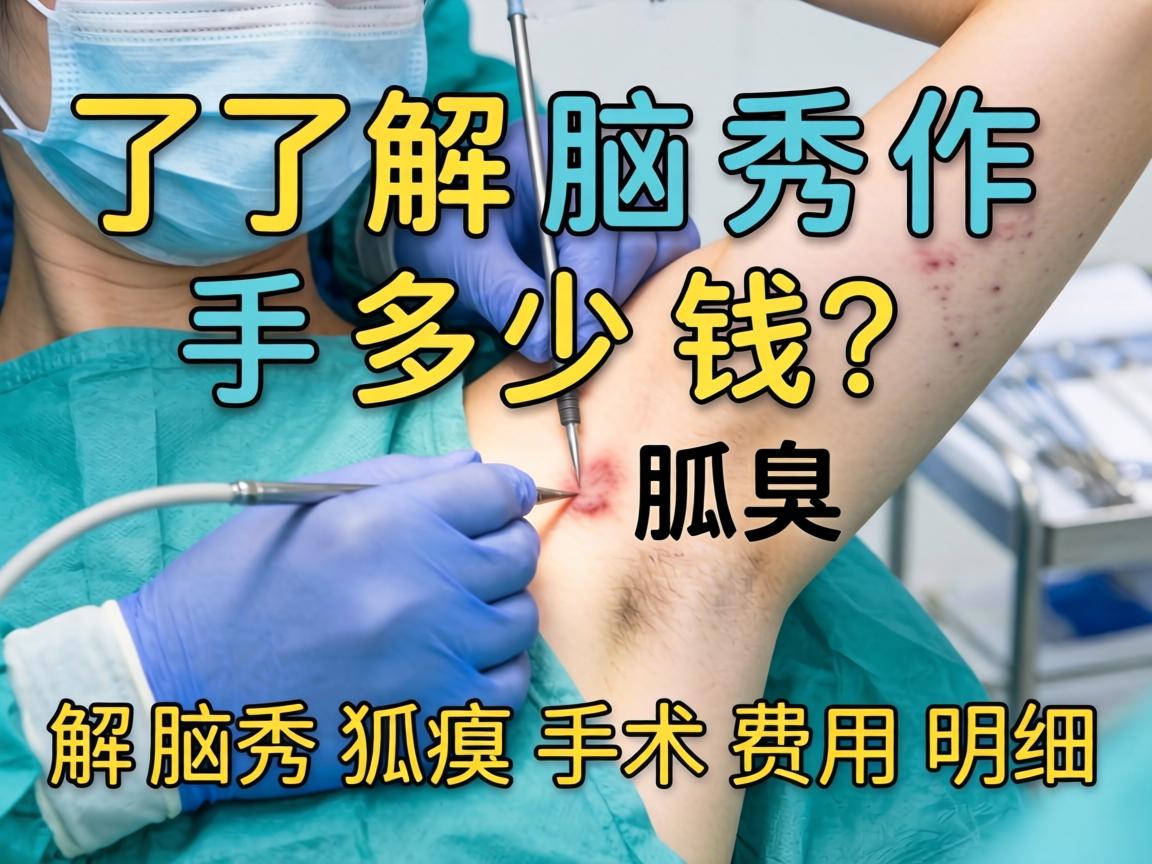 了解腋秀作狐臭手术多少钱？解析腋秀狐臭手术费用明细
