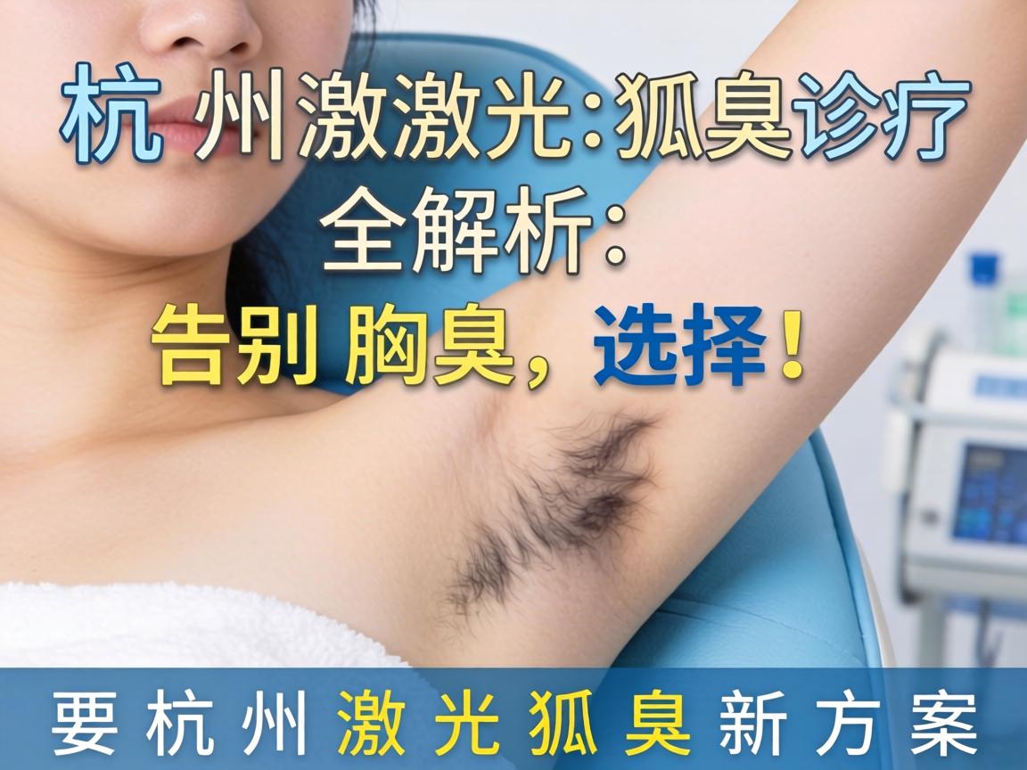 杭州激光狐臭诊疗全解析，告别腋臭，选择杭州激光狐臭新方案