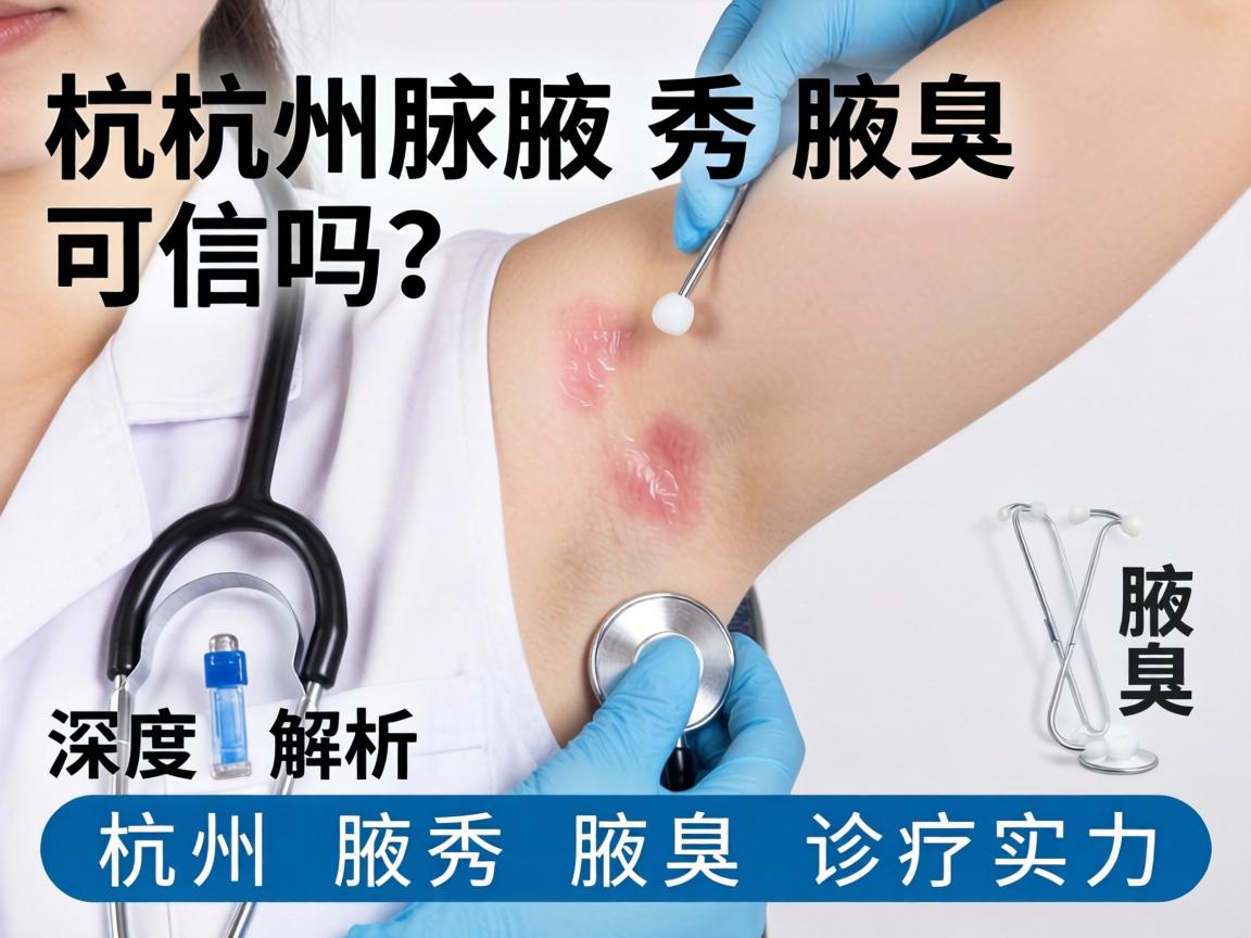 杭州腋秀腋臭可信吗？深度解析杭州腋秀的腋臭诊疗实力