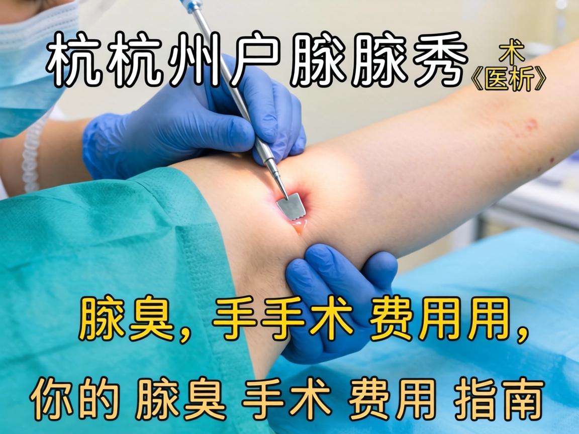 杭州腋秀解析腋臭手术费用，你的腋臭手术费用指南