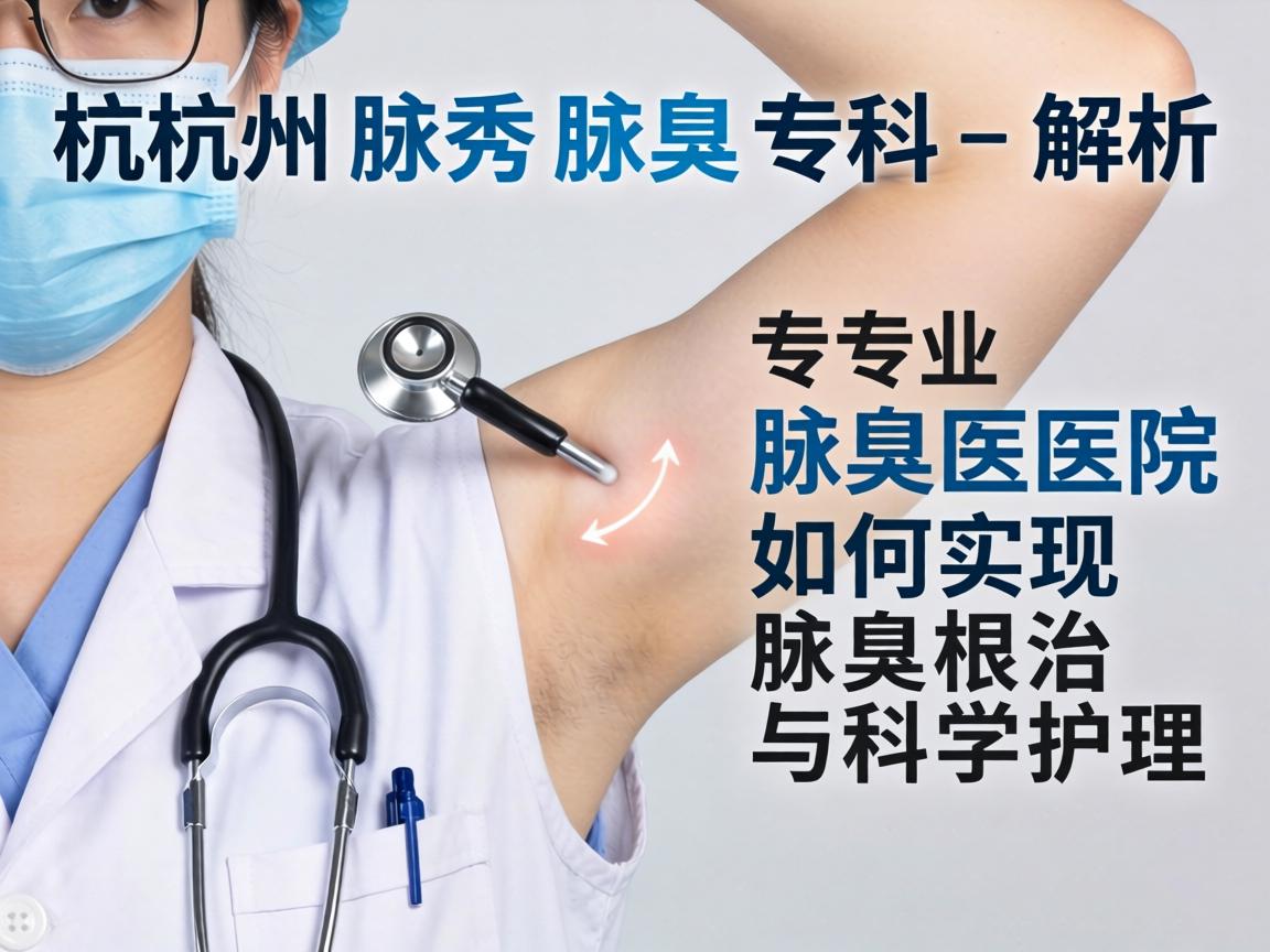 杭州腋秀腋臭专科解析，专业腋臭医院如何实现腋臭根治与科学护理