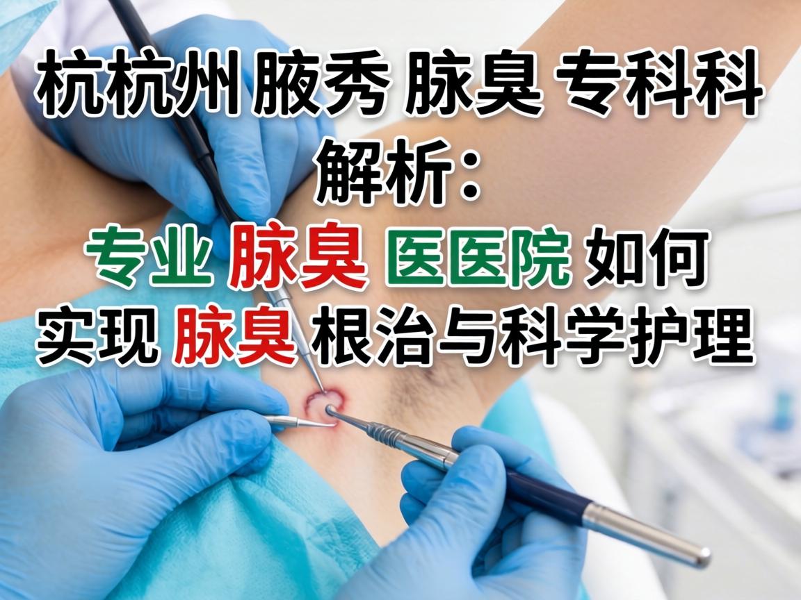 杭州腋秀腋臭专科解析，专业腋臭医院如何实现腋臭根治与科学护理